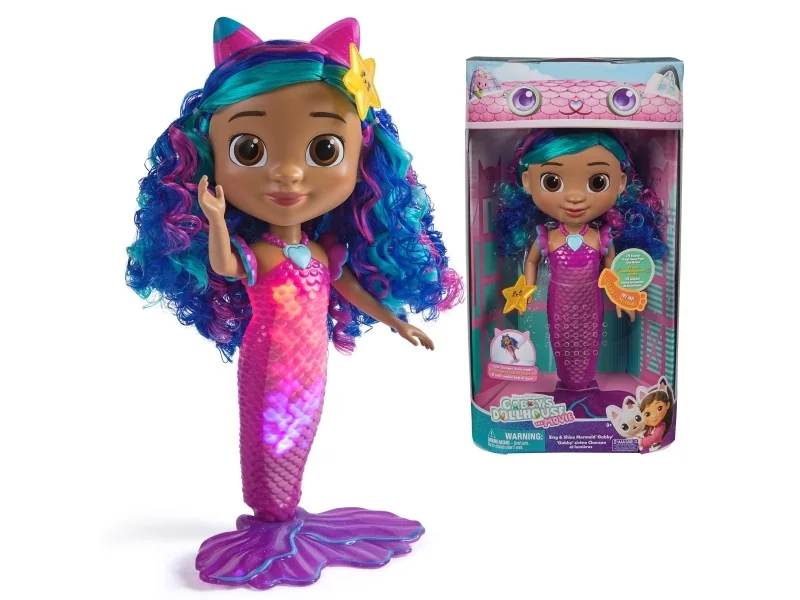 Gabby's Movie Sing & Shine Mermaid Gabby-nukke 36cm