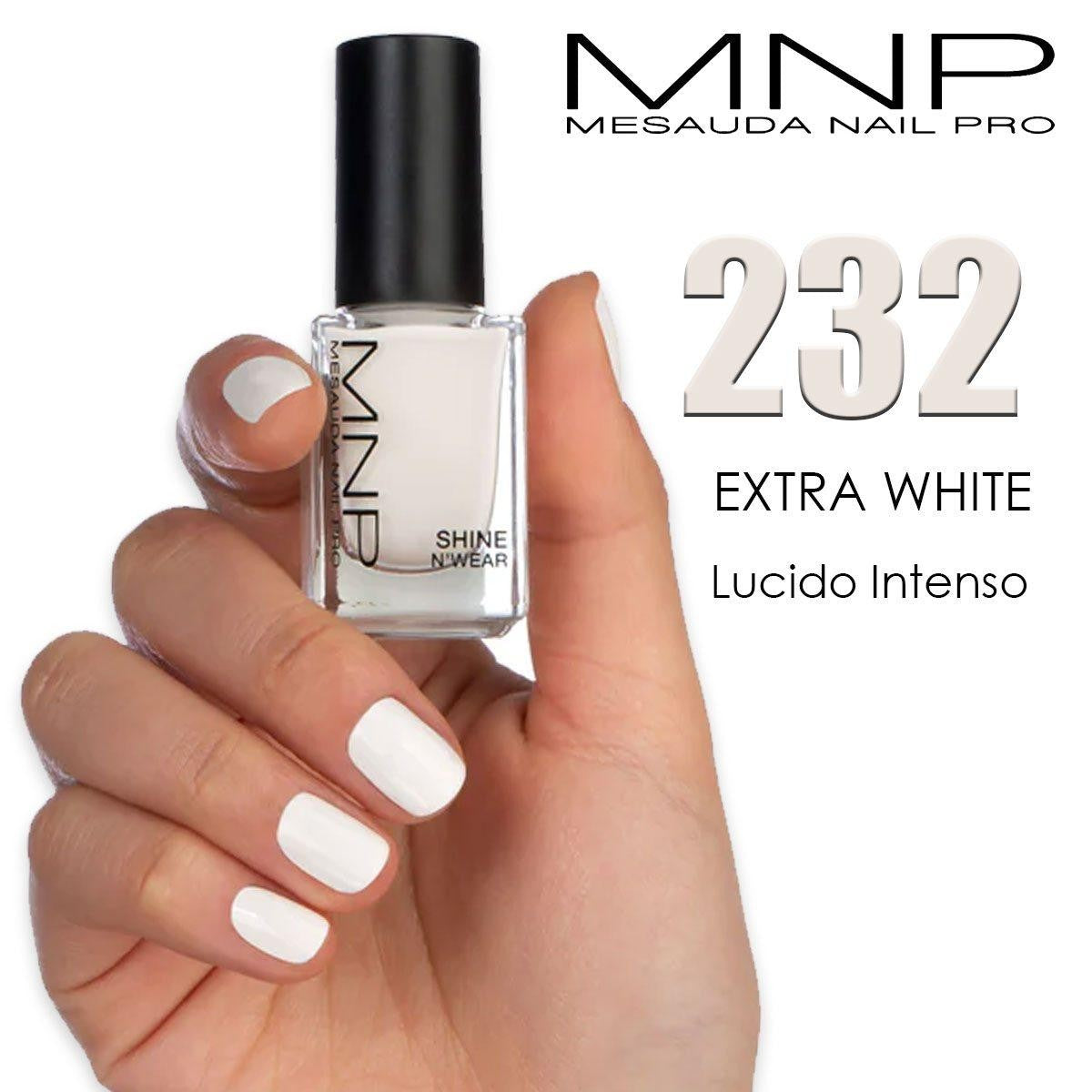 MNP 10 ML SHINE N'WEAR - 232 - Erittäin valkoinen