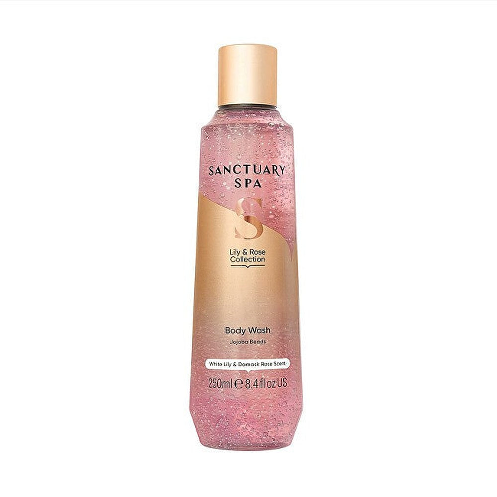 Sanctuary Spa Lily & Rose virkistävä suihkugeeli kosteuttavalla vaikutuksella 250 ml