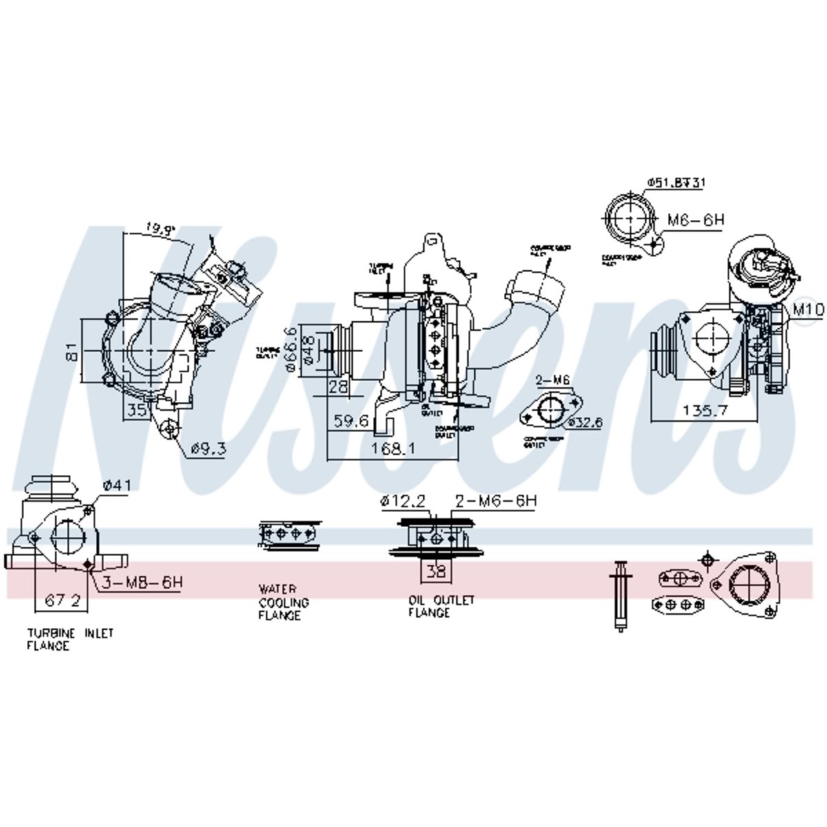 Turboahdin NISSENS 93422