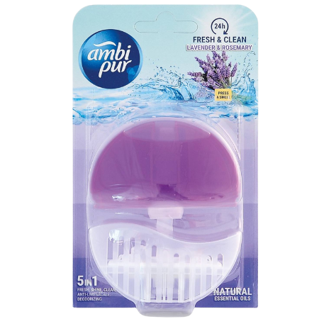 Ambi Pur Fresh & Clean Laventeli & Rosemary WC Block - 55 ml