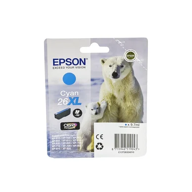 Epson Epson 26XL Mustepatruuna Cyan T2632 Vastaa: N/A