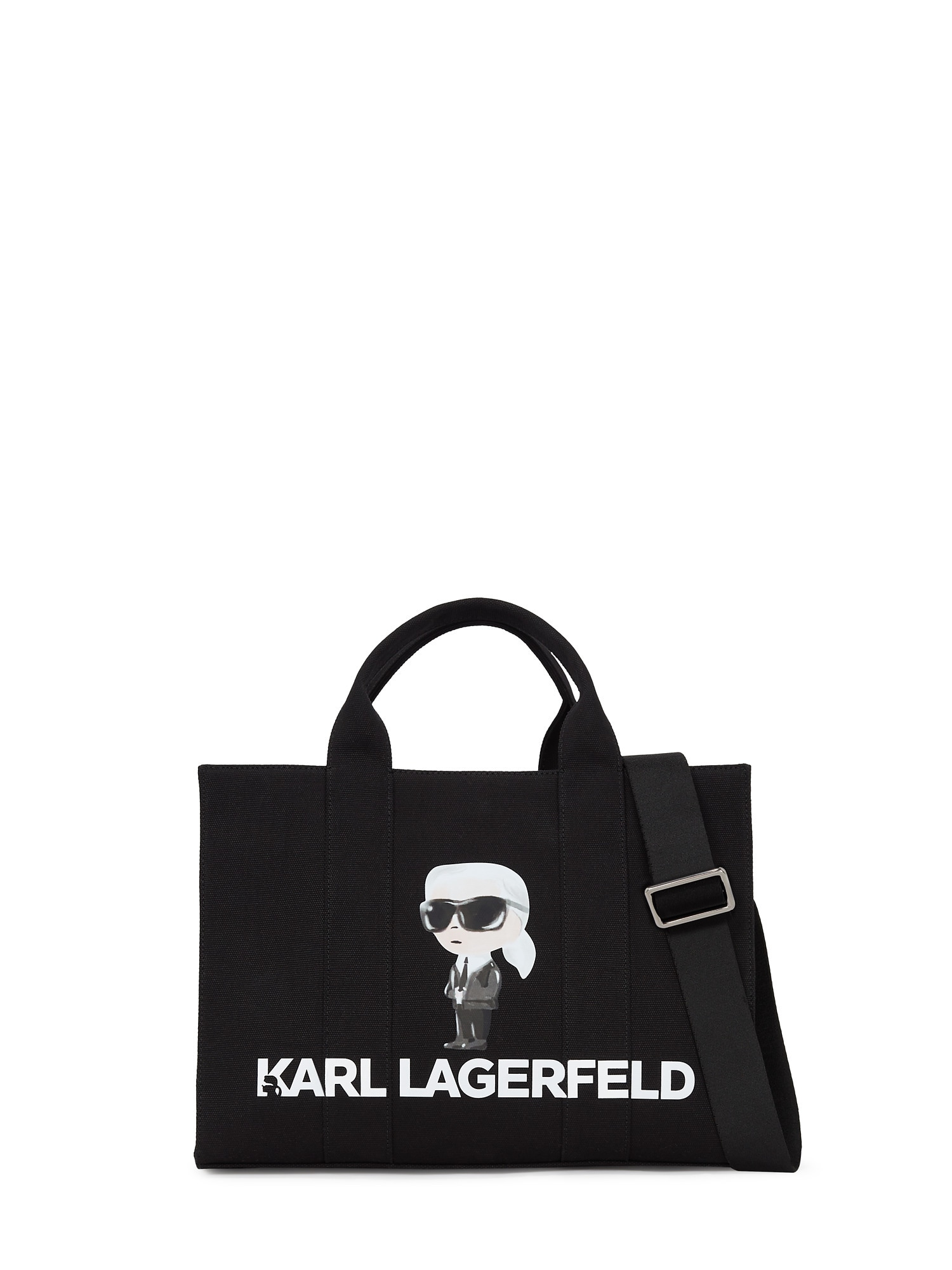 Karl Lagerfeld Ostoskassi 'Ikon' nude / harmaa / musta / valkoinen