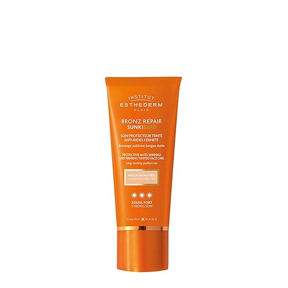 Institut Esthederm Bronz Repair Kasvojenhoito Kultainen luonnollinen rusketus Vahva aurinko 50ml