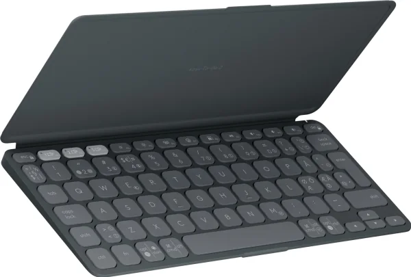 Logitech Keys-To-Go 2 Universal Portable Wireless Keyboard - Graphite - Näppäimistö - Pohjoismainen - Musta