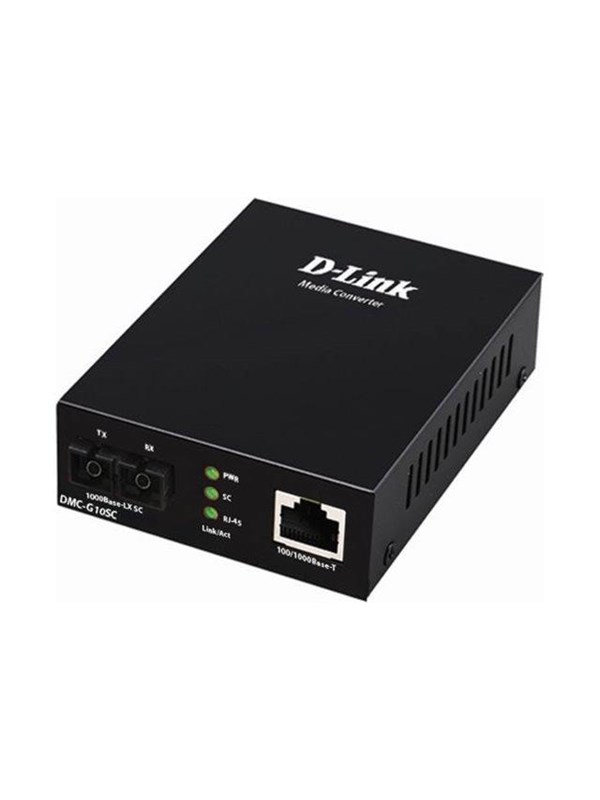 D-link Dmc-g10sc 1g Sx Sc Single-mode Media Converter 10km