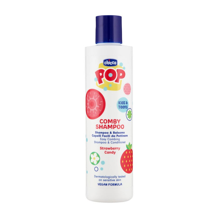 Chicco Pop Shampoo e Balsamo Fragola 250ml — Shampoo e balsamo