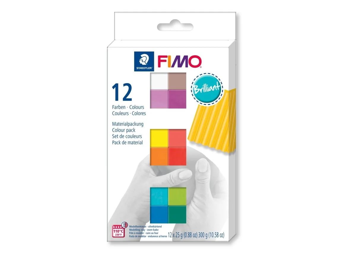 Modellervoks FIMO®-soft Staedtler® ass. farver - (12 stk.)