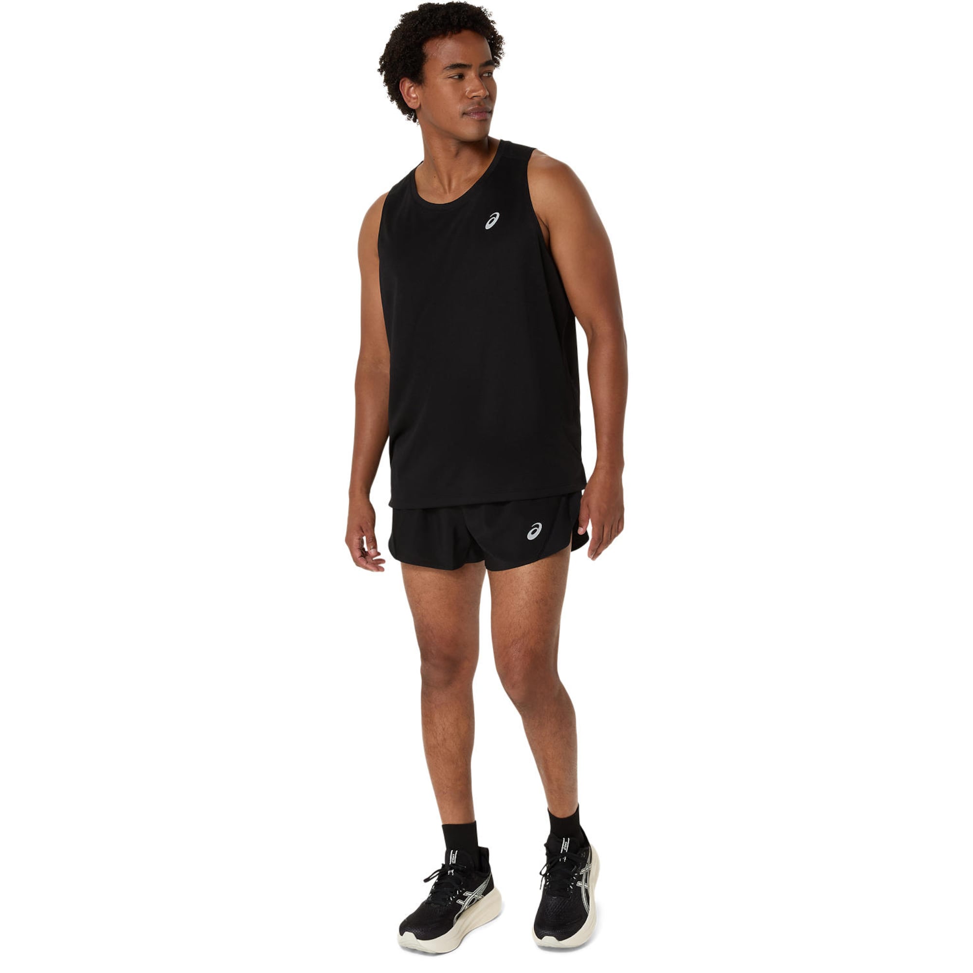 ASICS Asics Men's Core Split Shorts K. XL Musta Miehet