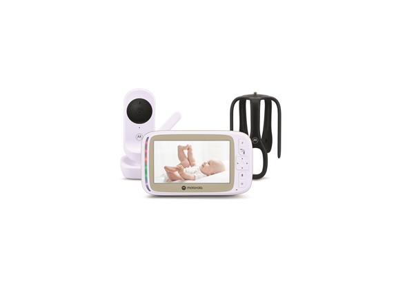 Motorola VM45 Connect 5" Wi-Fi -videoitkuhälytin, valkoinen