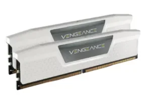 Corsair VENGEANCE 32 Gt (2 x 16 Gt) DDR5 6000 MHz, CL38 -muisti, valkoinen (EXPO/XMP)