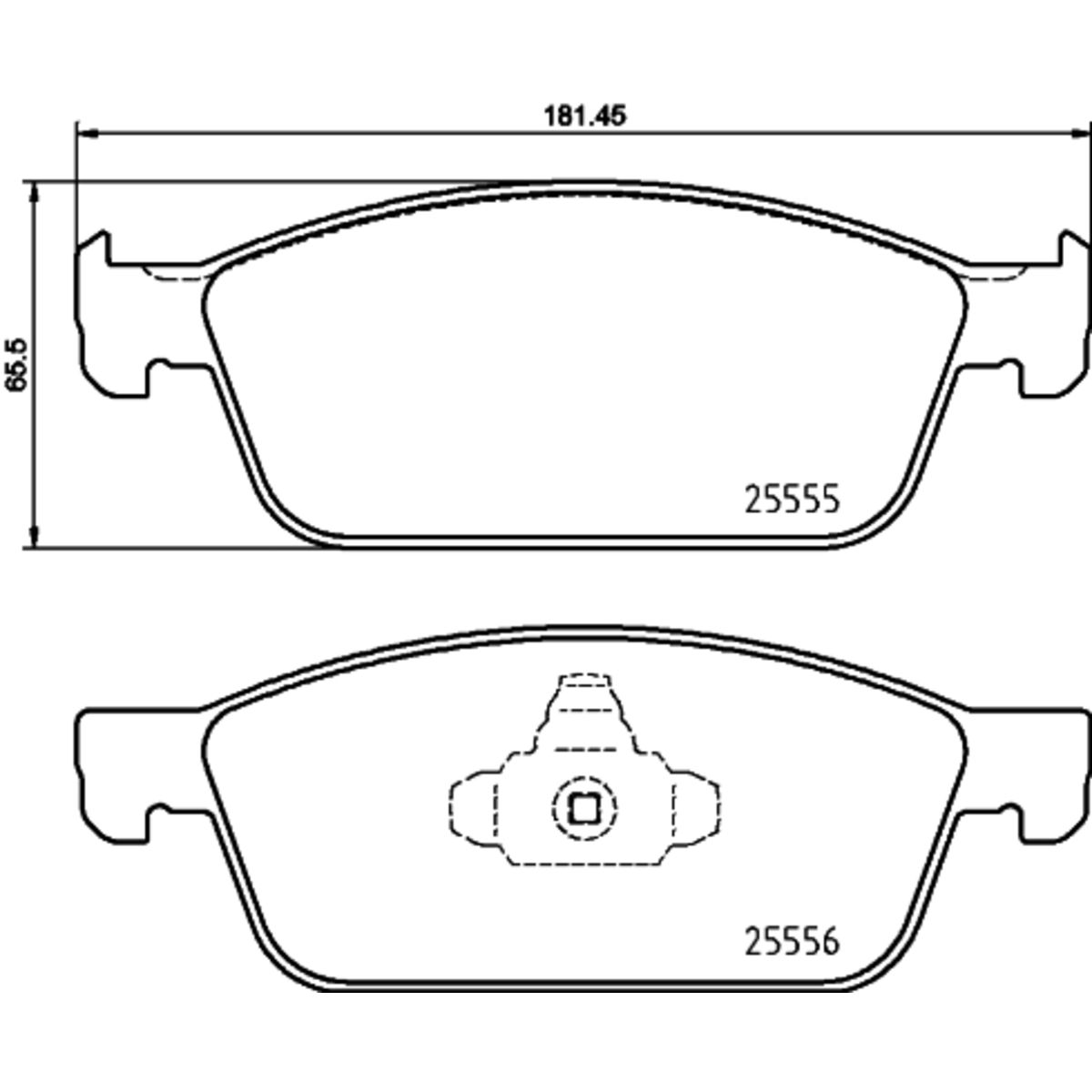Jarrupalat, levyjarru BREMBO P 24 199