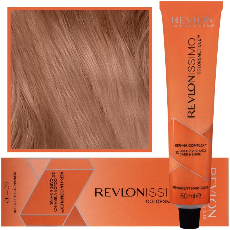 Revlon Revlonissimo Colorsmetique Hiusväri 60ml 7.34 | Keskivaalea Kulta-kuparinen
