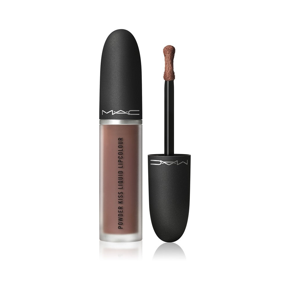 MAC Cosmetics Powder Kiss Liquid Lipcolour nestemäinen mattahuulipuna sävy Buffiest 5 ml