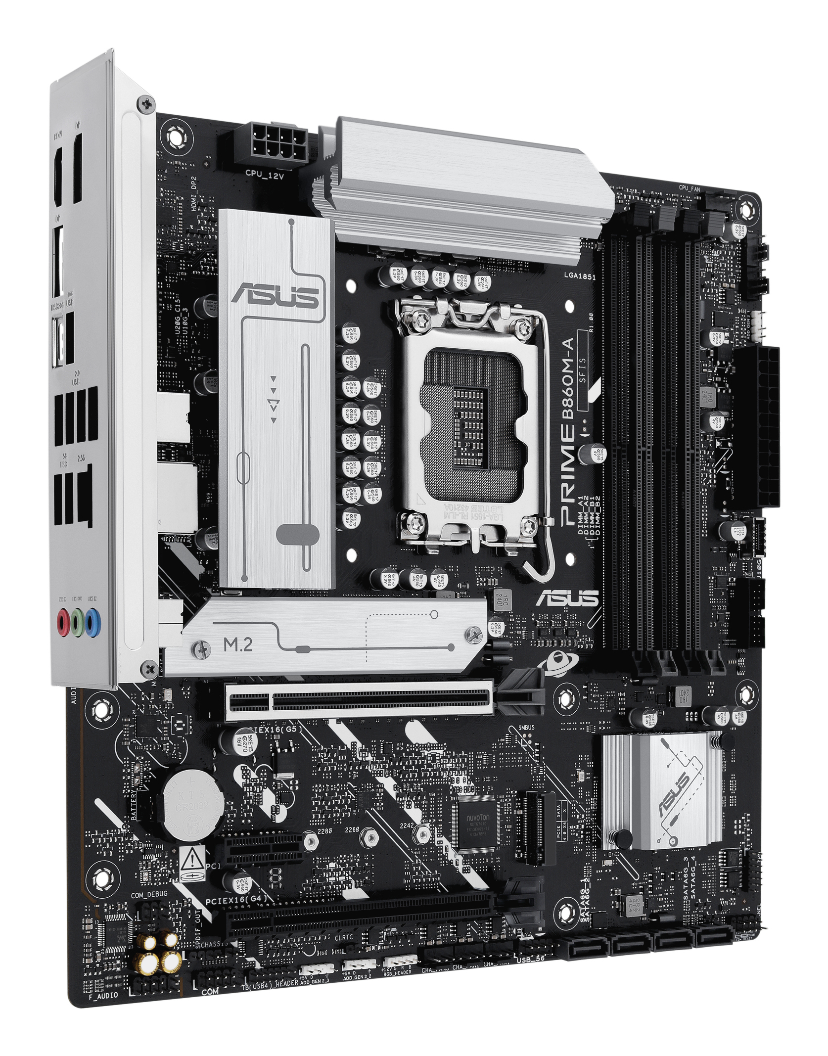 ASUS PRIME B860M-A-CSM Emolevy - Intel B860 - Intel LGA1851 - DDR5 RAM - Micro-ATX