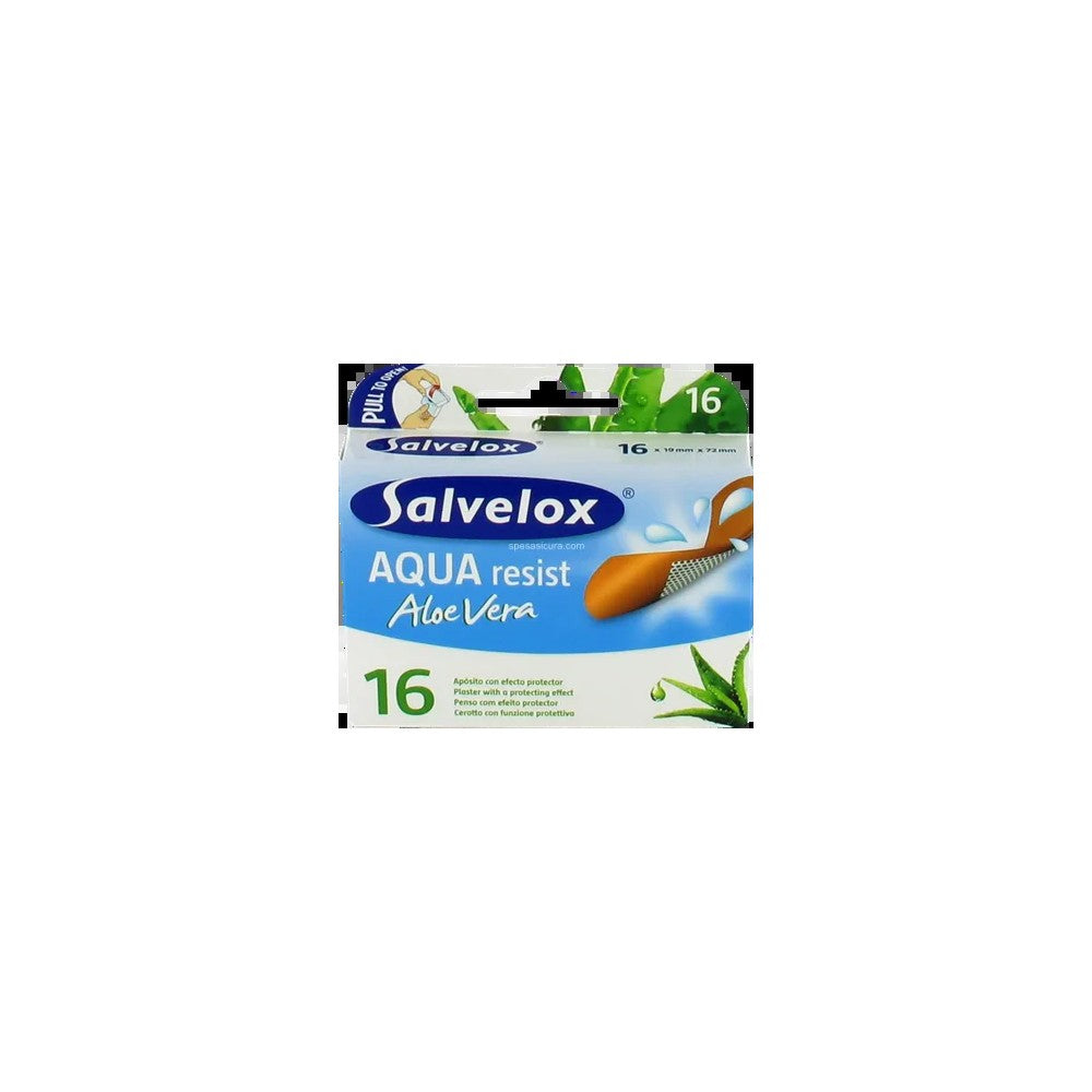 Salvelox Aqua Resist Aloe Vera Adhesive Bandage 16 kpl