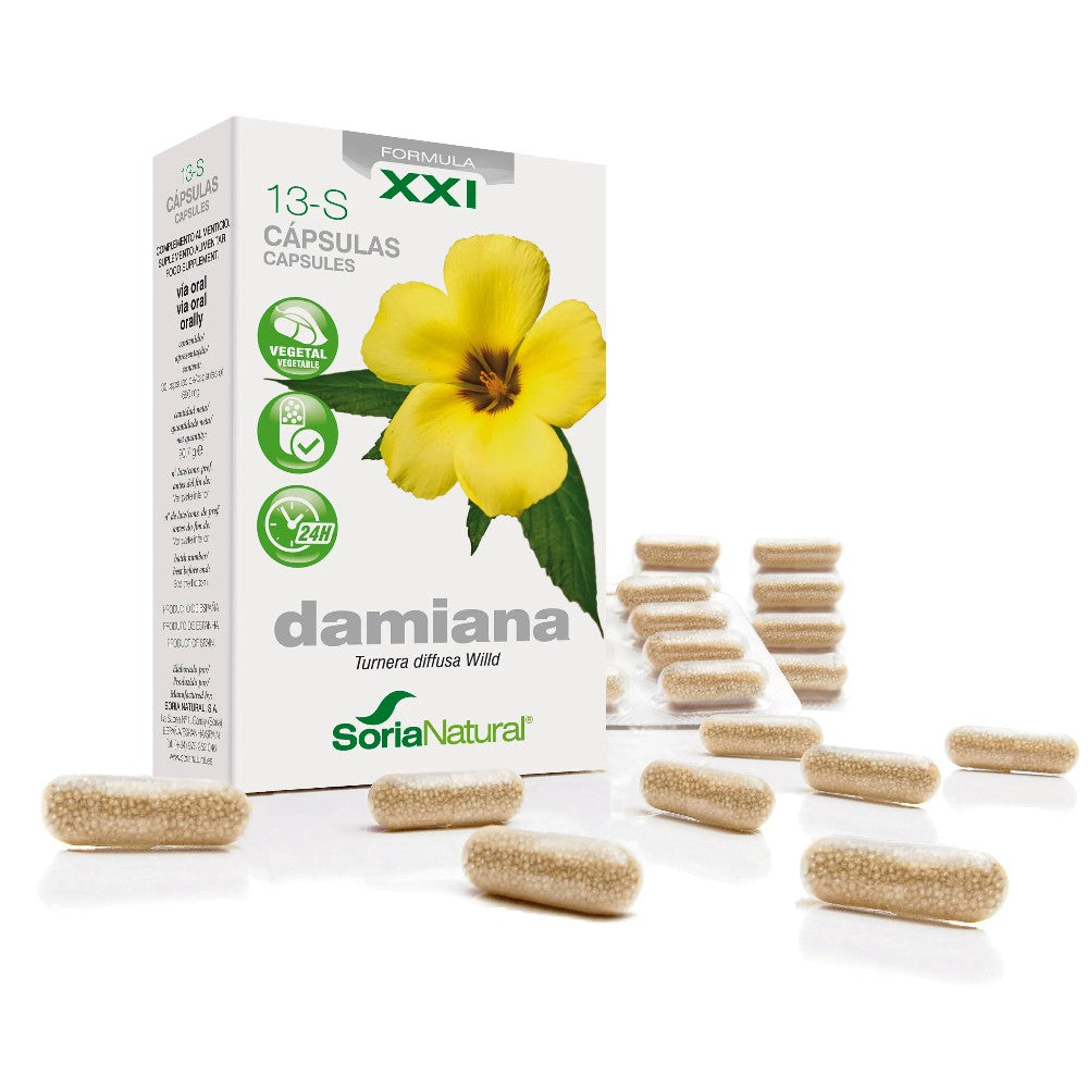Soria 13-S Damiana pitkävaikutteinen 30 kapselia