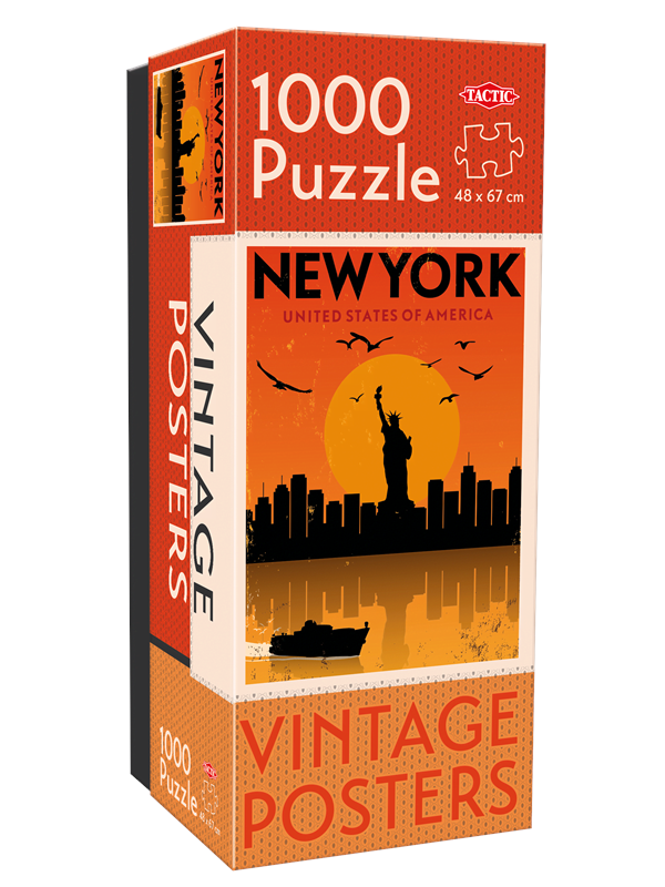 Tactic 1000 pcs: Vintage Cities: New York