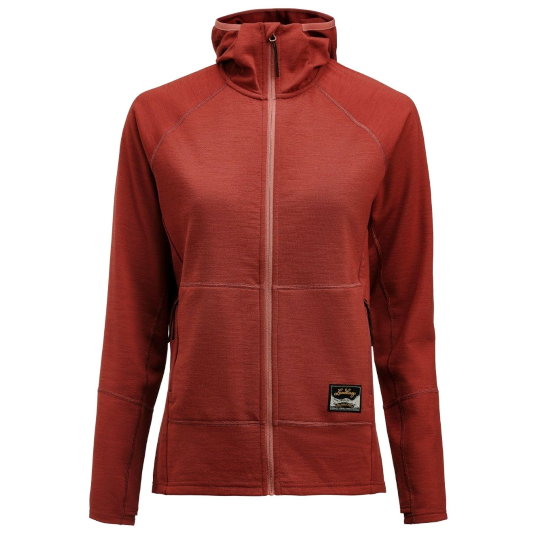 Lundhags Tived Merino HoodieW Rosewood - S