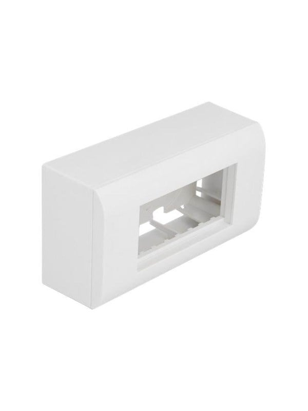 DeLOCK Surfacemounted Housing Easy 45 Modules 152 x 82 mm white