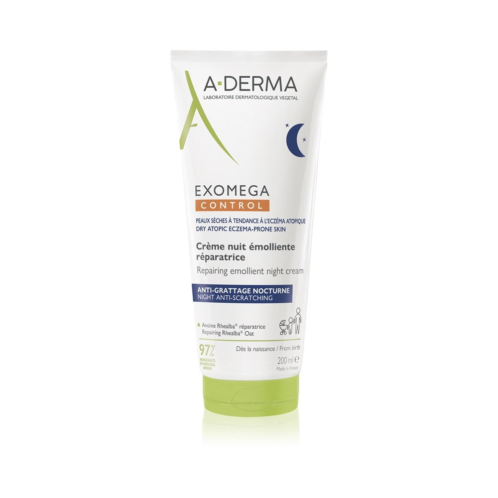 TO-Derma Exomega Control Pehmentävä korjaava yövoide 200 ml