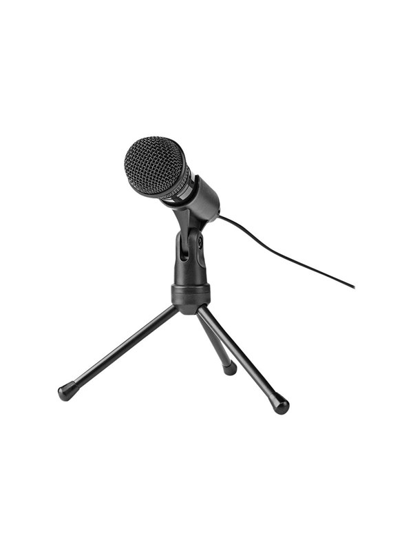 Nedis Mikrofoni | Kodinkone: Notebook / Pöytätietokone / Smartphone / Tablet | Langallinen | 1x 3.5 mm Audio Out