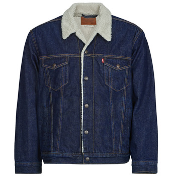 LEVI'S ® Välikausitakki 'Type III Sherpa Trucker' sininen denim