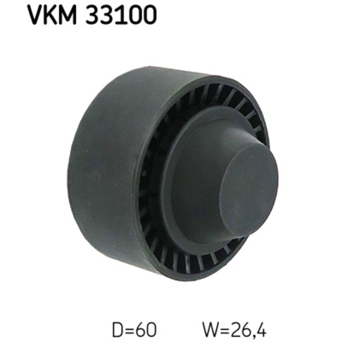 Ohjainrulla, moniurahihna SKF VKM 33100