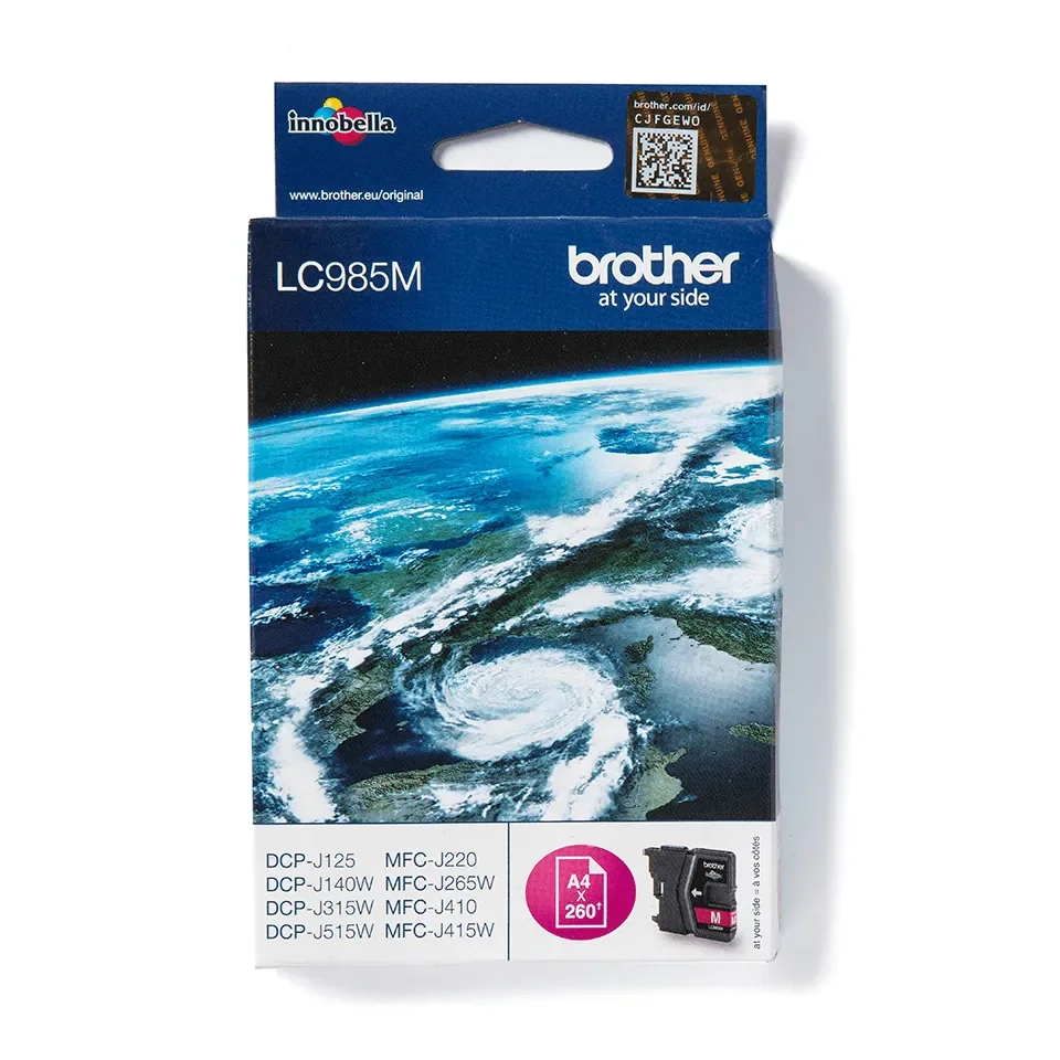 Brother LC985M-mustekasetti, 20 ml, magenta