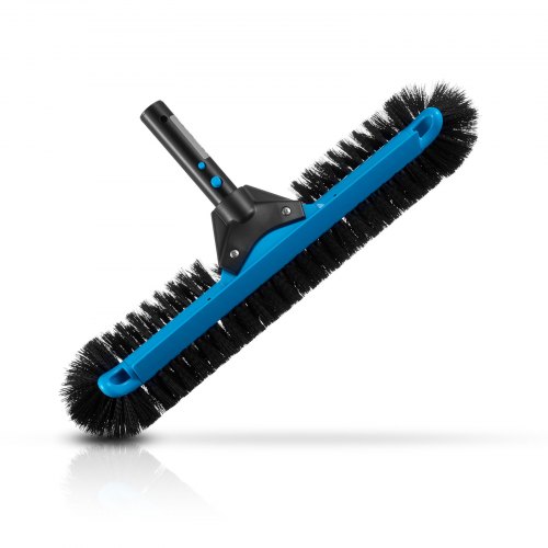 VEVOR Pool Brush Head, 508 mm Scrub Brushes with Nylon Bristles and Aluminum Pole Connector, Heavy Duty Curved Brush Head for Cleaning Inground/Above Ground Swimming Pool Walls, Pole Not Included