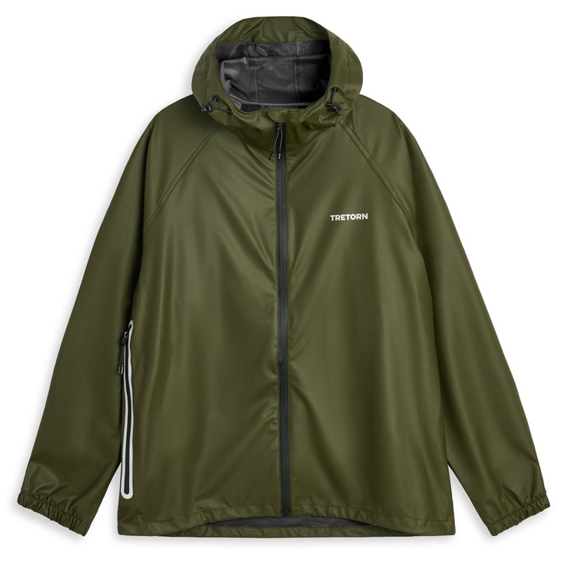 Tretorn Packable Rainbreaker Set Forest Green - XXS