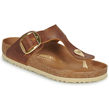 BIRKENSTOCK Varvastossut 'Gizeh' ruskea / kulta