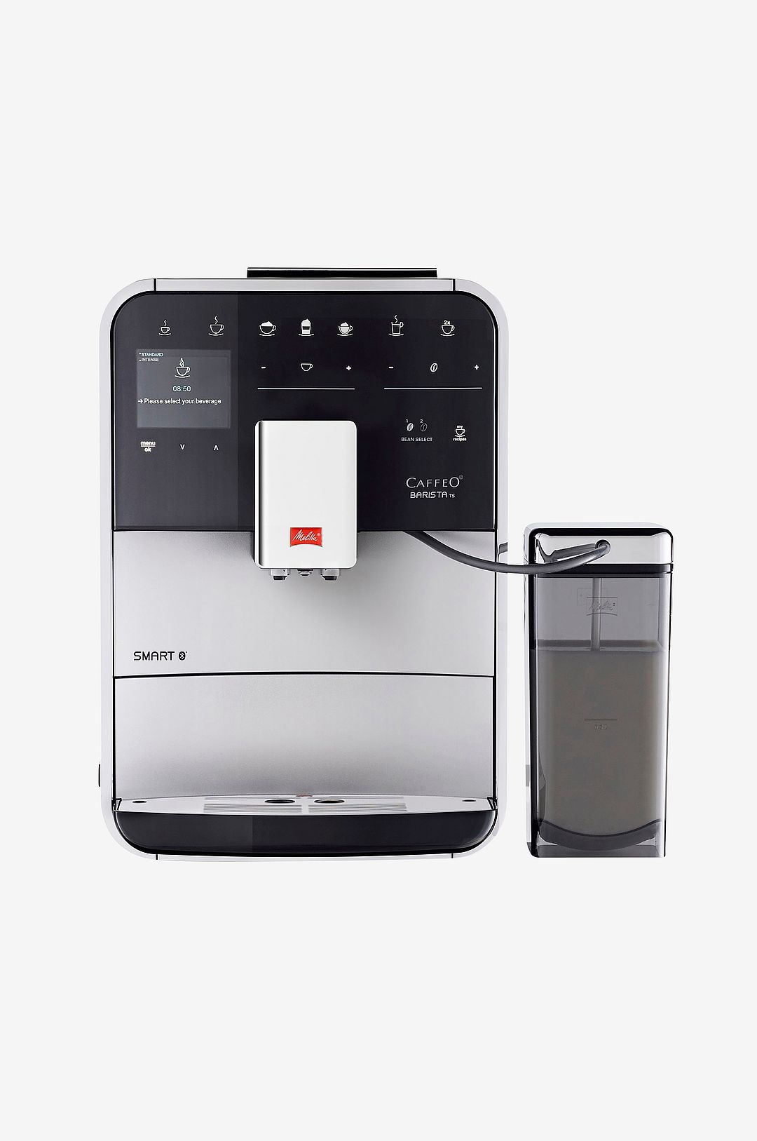 Melitta Barista TS Smart -täysautomaattinen espressokone, musta, hopea