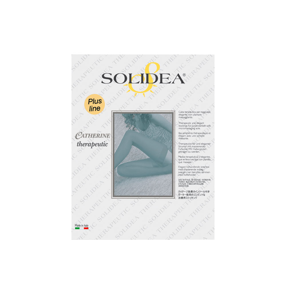 Solidea Catherine Ccl2 Plus avokärkiset sukkahousut 25 32mmHg musta M