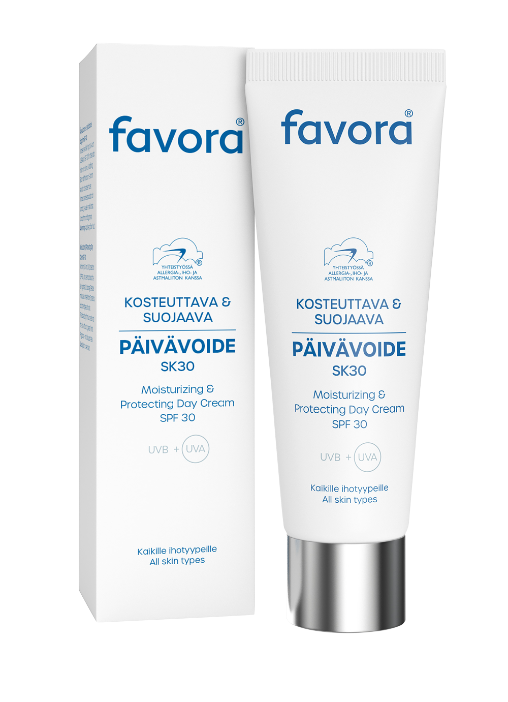 Favora kosteuttava ja suojaava päivävoide sk30 50ml