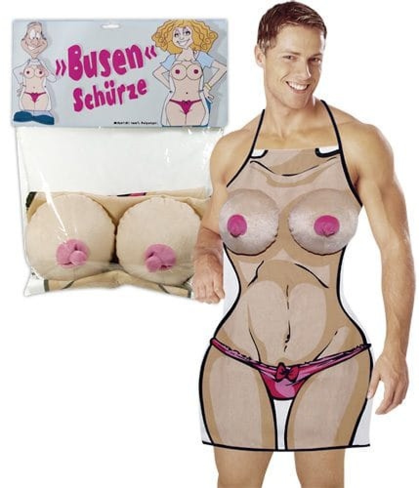 Boobs Apron – Hauska esiliina pehmeillä tissipehmusteilla