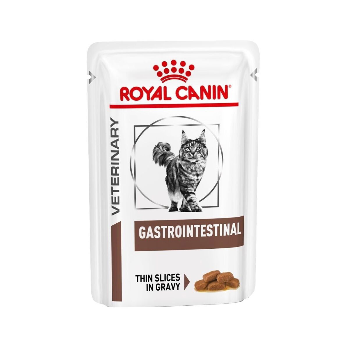Royal Canin Gastrointestinal Thin Slices in Gravy, Kissan märkäruoka, Adult, 12 x 85 g