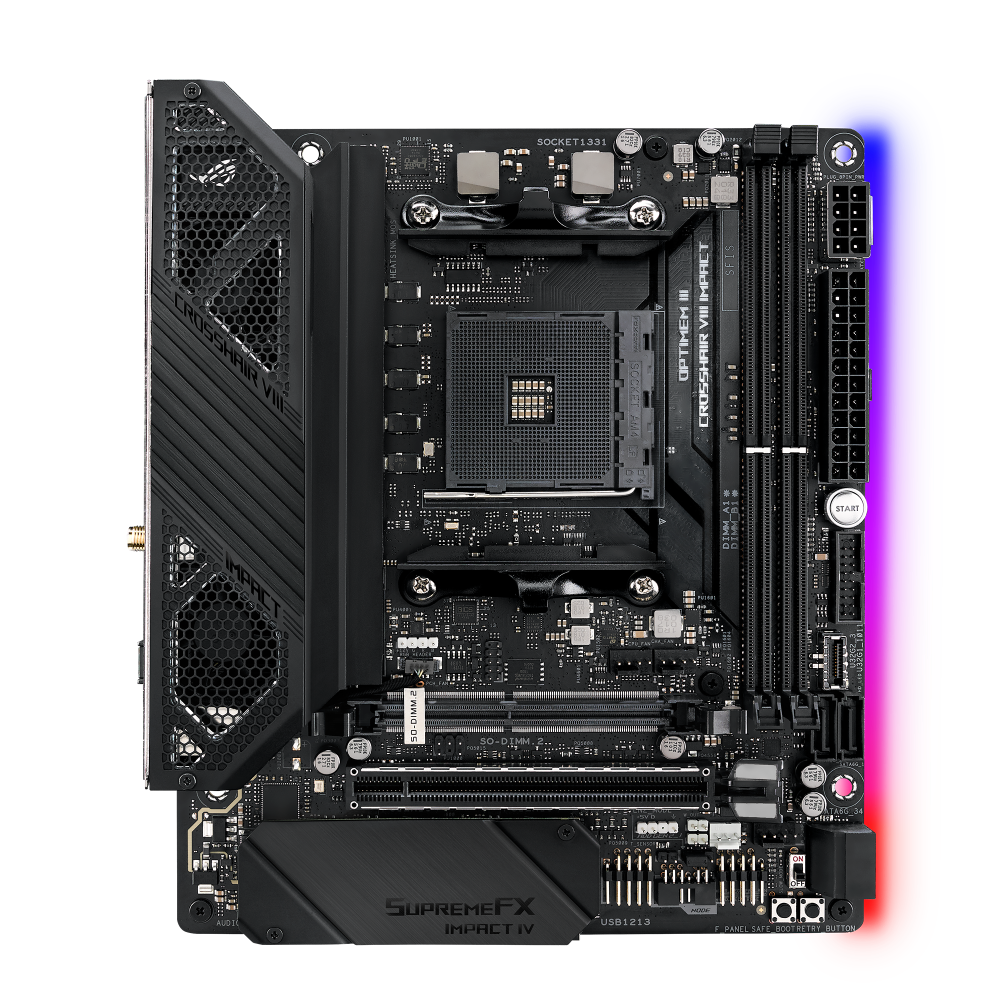 Asus ROG Crosshair VIII Impact X570 WiFi AM4 Mini-DTX -emolevy