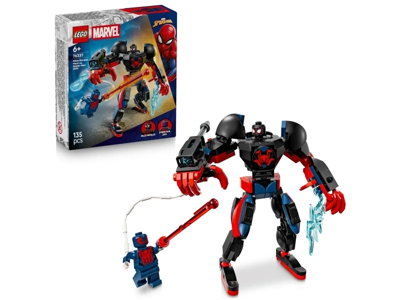 LEGO Marvel 76337 Miles Moralesin robotti vastaan Spider-Man 2099