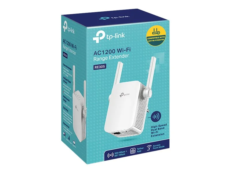 TP-Link RE305 - Wi-Fi-alueen laajentaja, valkoinen