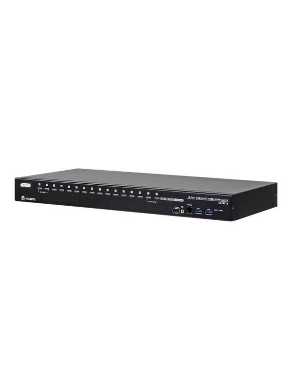 Aten Cs18216 16-port Usb True 4k Hdmi Kvm Switch With Usb 3.0