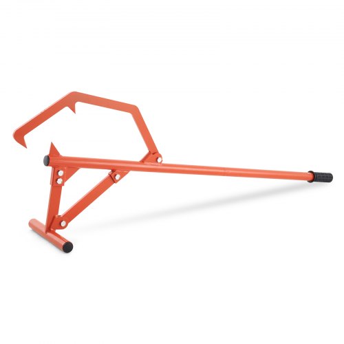 VEVOR Timberjack, 46.5 in, Heavy Duty Steel Log Roller, Log Lifter with Adjustable Cant Hook, Logging Tools Log Jack for Logs Ups to 25" Dia, Timber Jack for Rolling Cutting and Lifting Logs