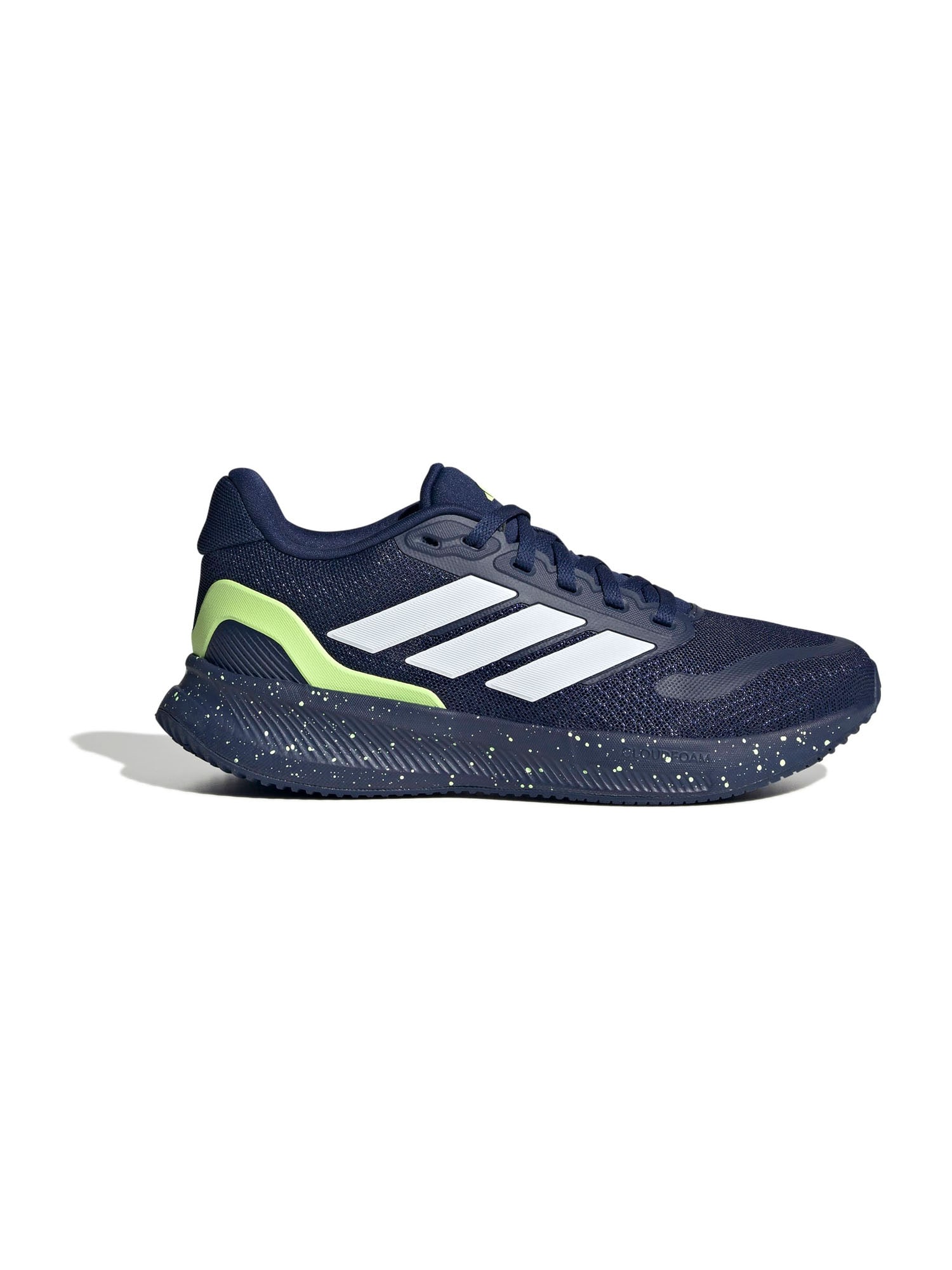 ADIDAS SPORTSWEAR Urheilukengät 'Runfalcon 5'  tummansininen / limetti / valkoinen