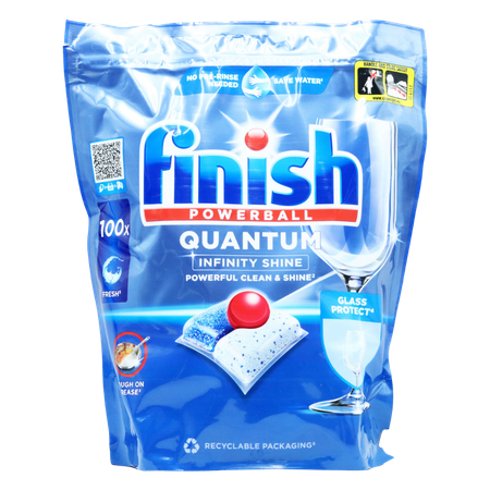 Finish Quantum Infinity Shine Astianpesukonetabletit - 100 kpl