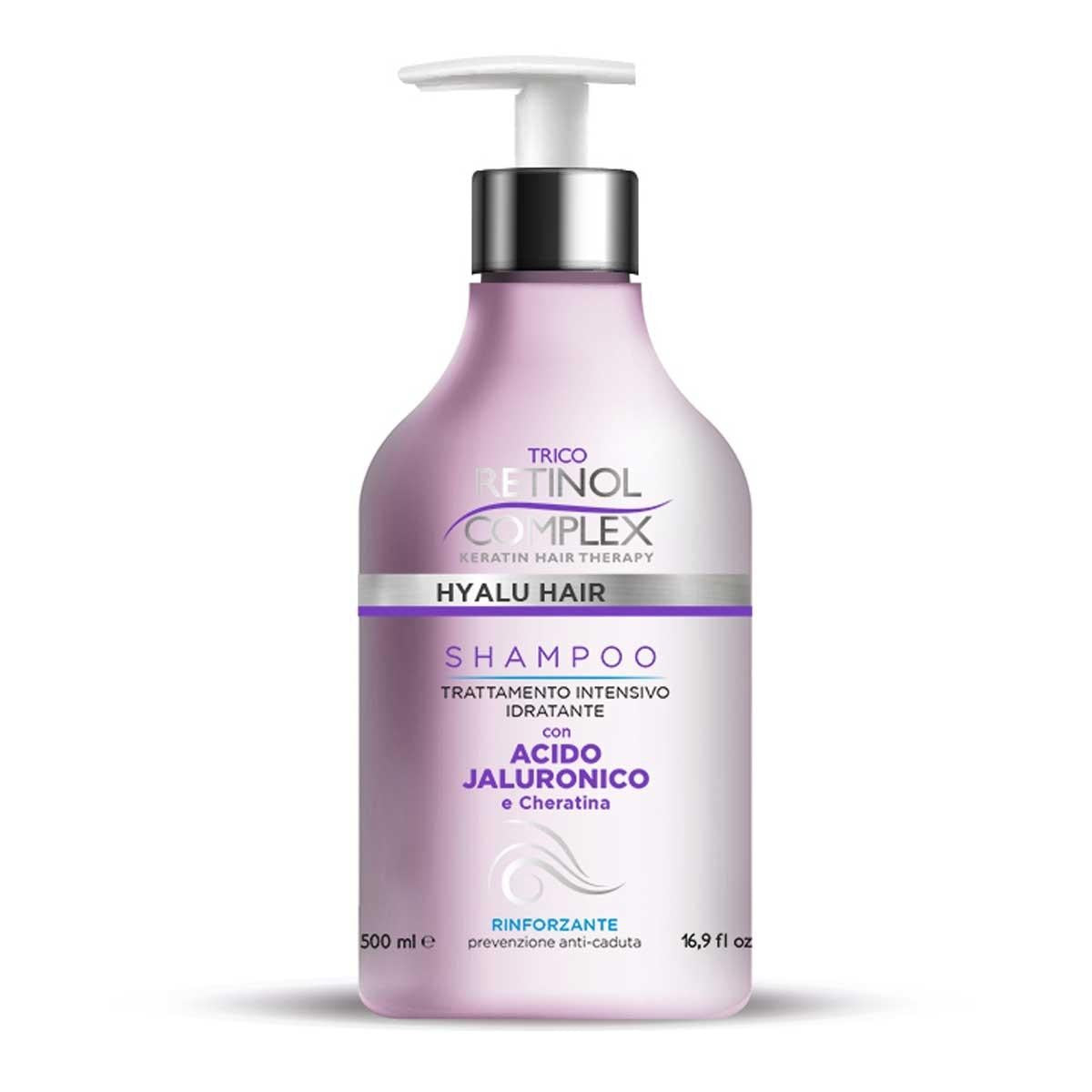 Trico Retinol Complex Shampoo Hyaluronihappo & Keratiini 500 ml