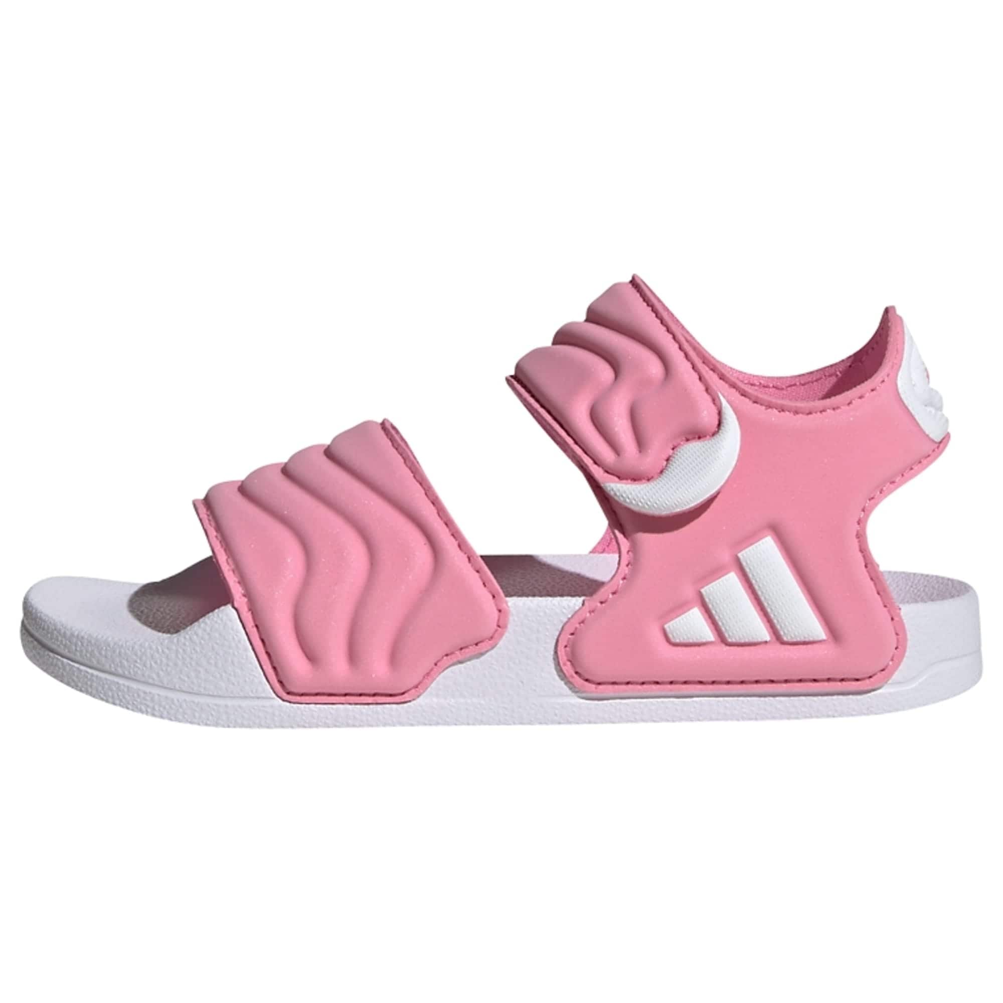 ADIDAS SPORTSWEAR Avonaiset kengät 'Adilette' roosa / valkoinen