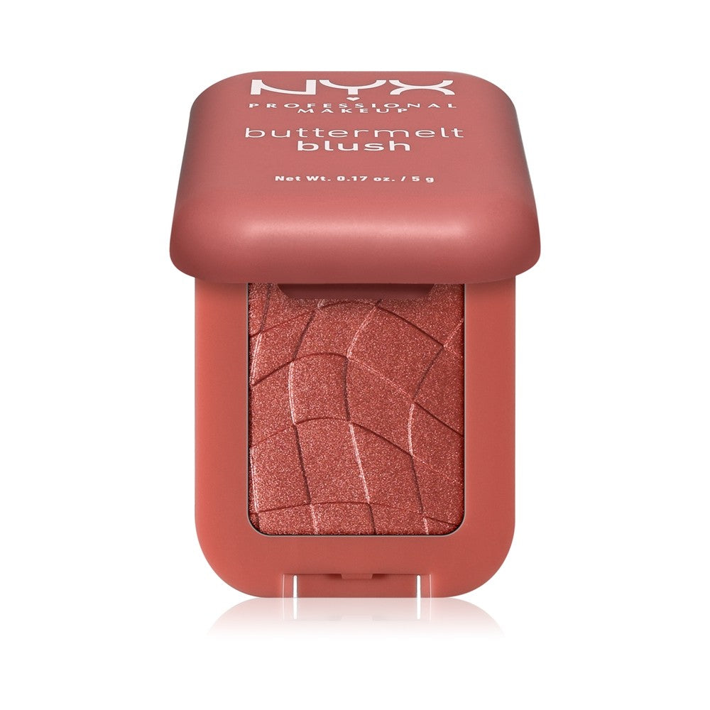 NYX Ammattimainen meikkivoide Buttermelt Blush puuterimaisessa sävyssä 09 Feeling Butta 5 g