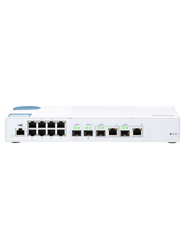 QNAP QSW-M408-2C - Hallittava kytkin, Valkoinen