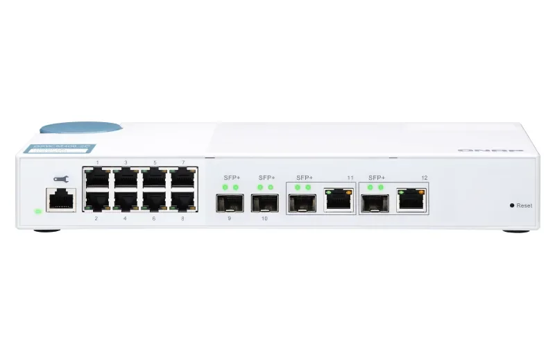 QNAP QSW-M408-2C - Hallittava kytkin, Valkoinen