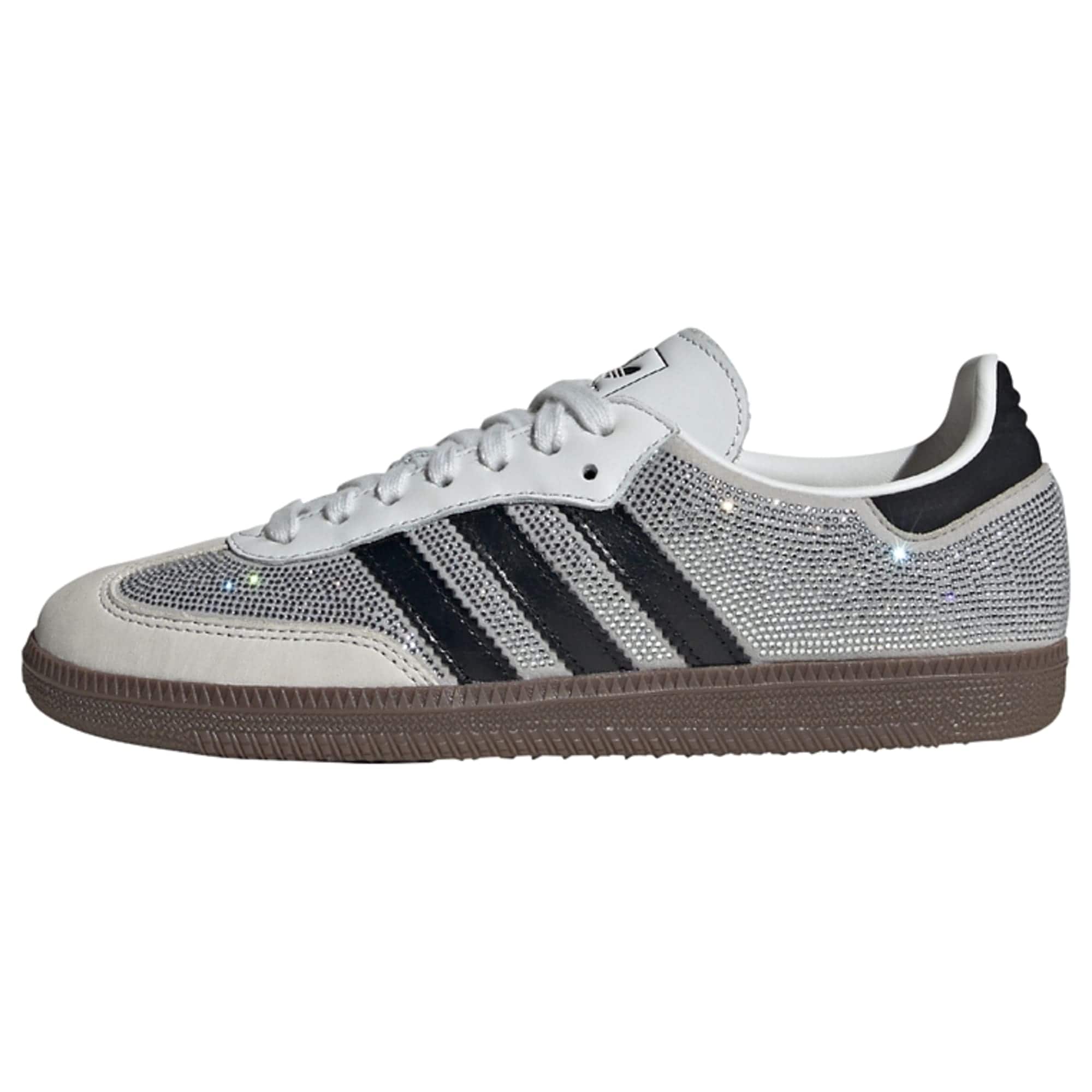 ADIDAS ORIGINALS Matalavartiset tennarit 'Samba' musta / hopea / valkoinen / offwhite